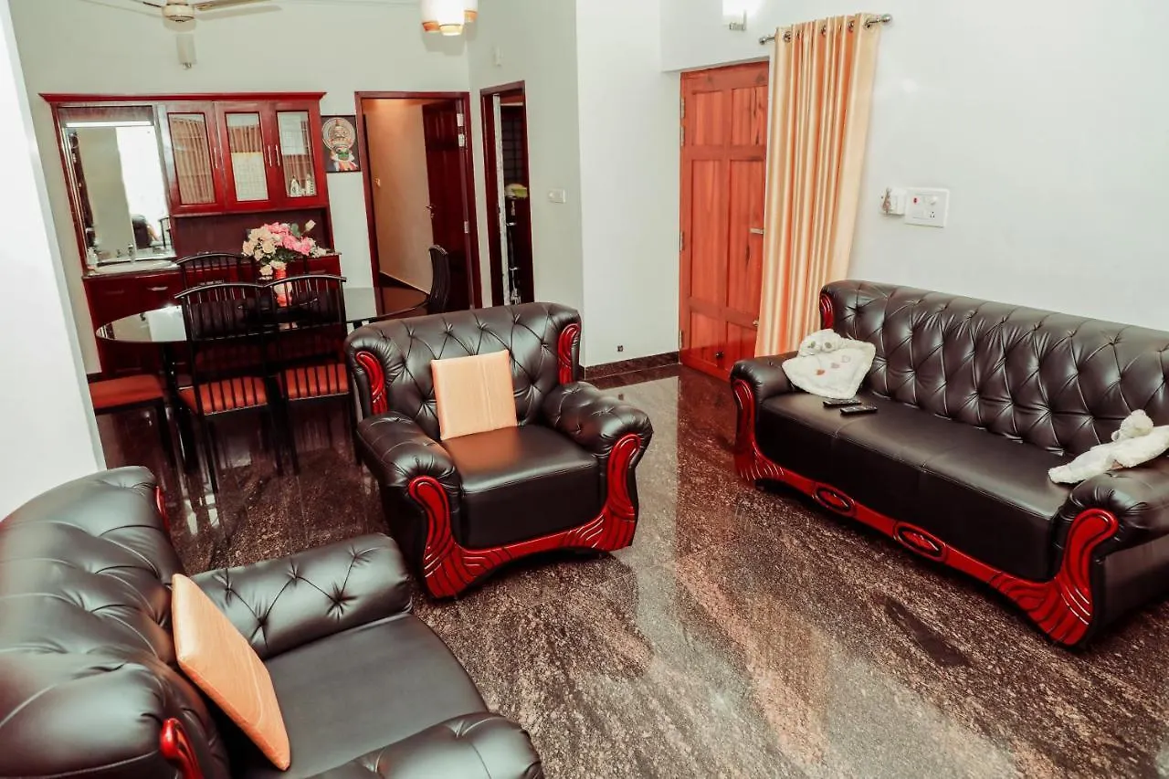 Beersheba Three Bed Room A/C Apartments Thiruvananthapuram 0*,